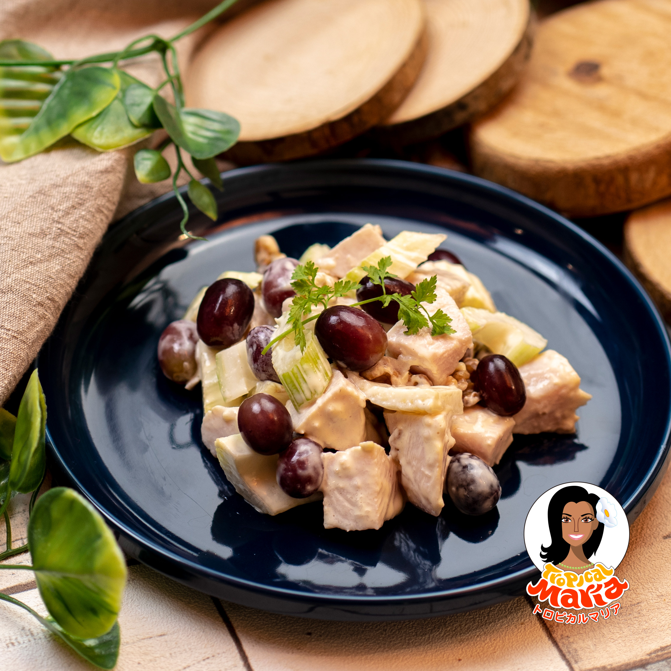 Grape and Chicken Salad | Tropical Maria Veggie Maria
